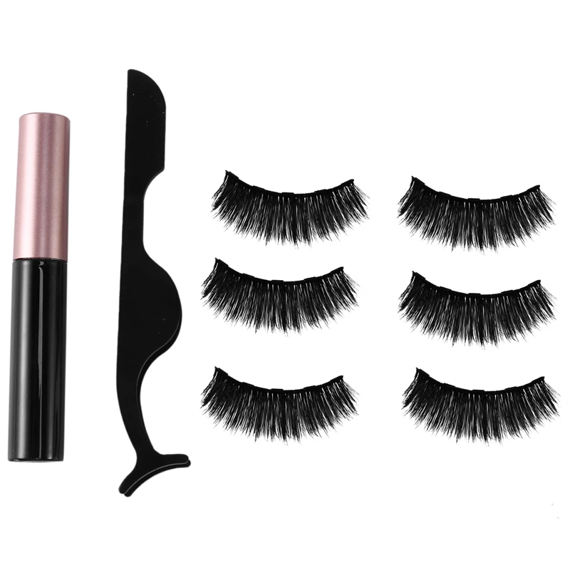 3 пары магнитных ресниц 1 шт. Магнитная жидкая подводка для глаз с 1 шт. Пинцет водостойкие долговечные ресницы для наращивания накладные рес... 
3 пары магнитных ресниц 1 шт. Магнитная жидкая подводка для глаз с 1 шт. Пинцет водостойкие долговечные ресницы для наращивания накладные рес...