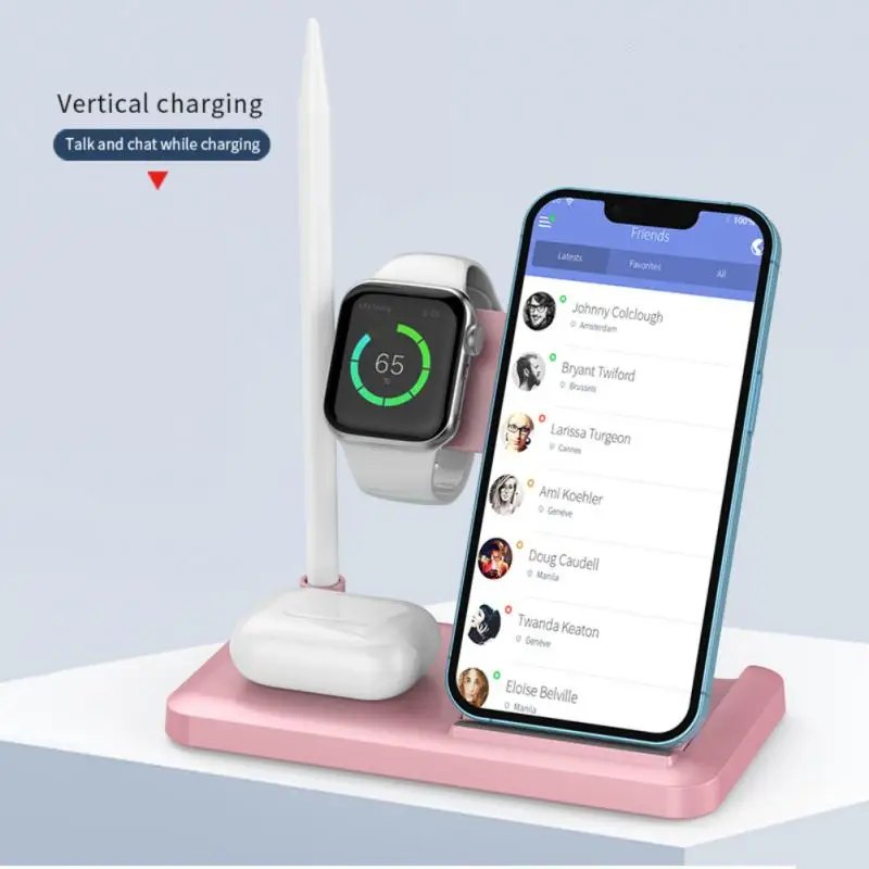 15W 4 In 1 Wireless Charger Stand Foldable Fast Charging Station For IPhone 14 13 12 Samsung S22 S21 Galaxy Apple Watch Airpods
15W 4 In 1 Wireless Charger Stand Foldable Fast Charging Station For IPhone 14 13 12 Samsung S22 S21 Galaxy Apple Watch Airpods