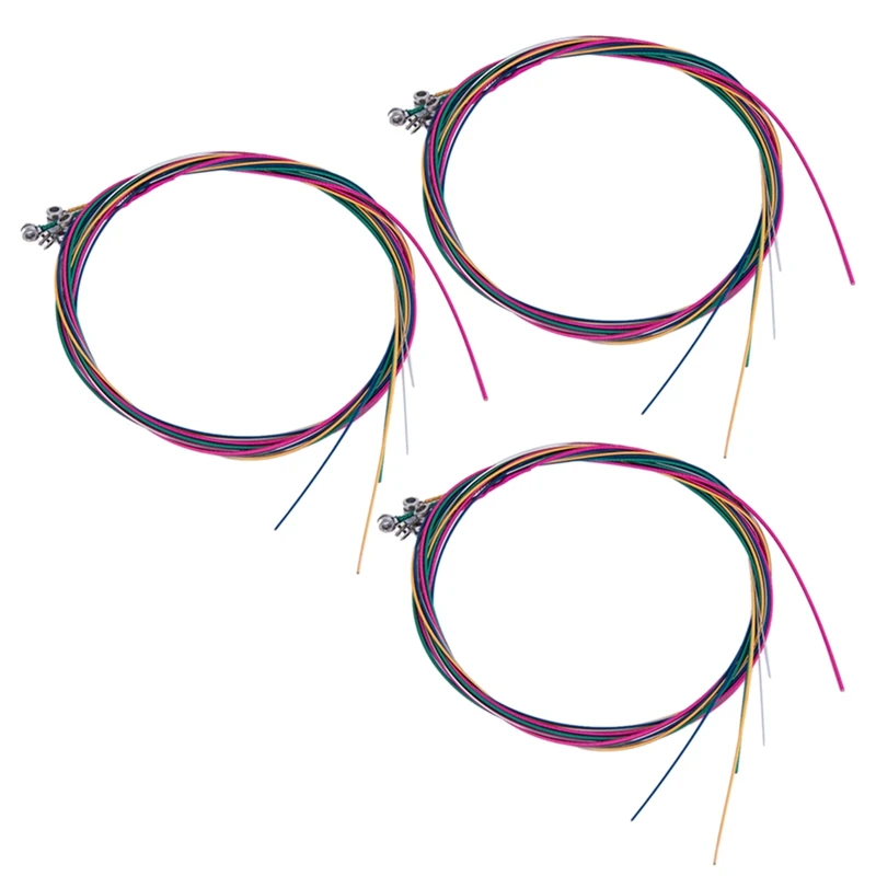 3X 6Pcs/Set Acoustic Guitar String Replacement Steel String For Musical Instruments Electric Bass Guitar Accessory
3X 6Pcs/Set Acoustic Guitar String Replacement Steel String For Musical Instruments Electric Bass Guitar Accessory