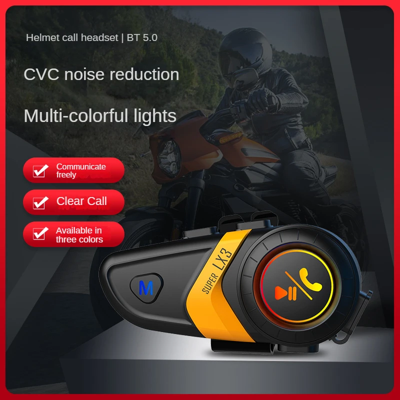 LX3 Motorcycle Helmet Bluetooth Headset Handsfree Wireless Earphone Helmet Waterproof Headphones Music Player With Light
LX3 Motorcycle Helmet Bluetooth Headset Handsfree Wireless Earphone Helmet Waterproof Headphones Music Player With Light