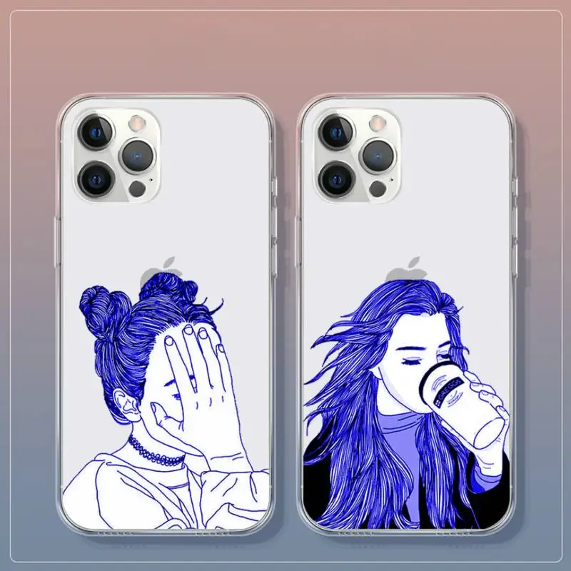 Fashion Beautiful Girl Phone Case phone case for iphone 6 7 8 Plus X XS XR MAX 11 Pro 12 MiNi Transparent Cover
Fashion Beautiful Girl Phone Case phone case for iphone 6 7 8 Plus X XS XR MAX 11 Pro 12 MiNi Transparent Cover