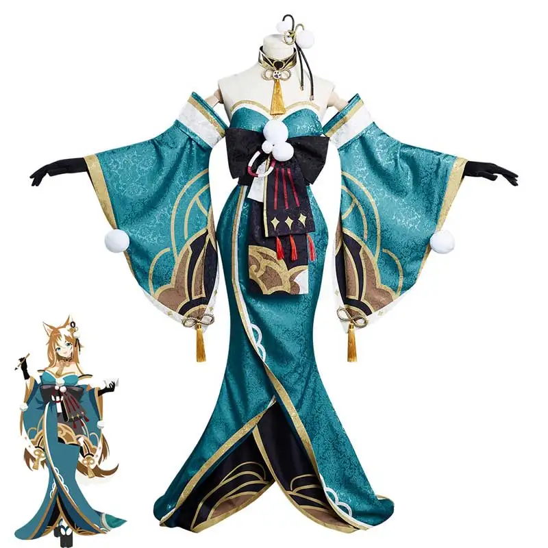 Anime Genshin Impact Ms Hina Gorou Dress Cosplay Women Elder Girls Carnival Suit Halloween Costume
Anime Genshin Impact Ms Hina Gorou Dress Cosplay Women Elder Girls Carnival Suit Halloween Costume
