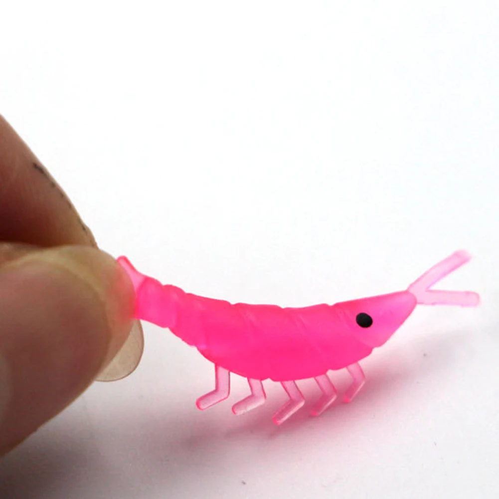 Bait Fishing Lures 20pcs Bait Fishing Tools PVC Pink/Luminous Green Simulation Lures Soft Prawn Lure High Quality
Bait Fishing Lures 20pcs Bait Fishing Tools PVC Pink/Luminous Green Simulation Lures Soft Prawn Lure High Quality