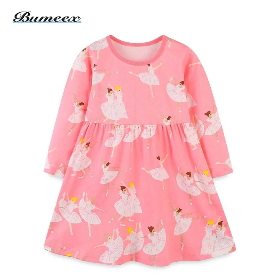 Bumeex Girls Dresses Spring Autumn Children Long Sleeve Cartoon Print Dress Casual Clothing Girls 2 3 4 5 6 7 Years Old
Bumeex Girls Dresses Spring Autumn Children Long Sleeve Cartoon Print Dress Casual Clothing Girls 2 3 4 5 6 7 Years Old