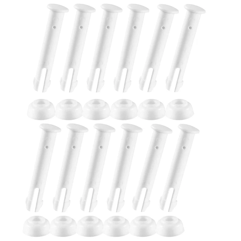 36 Pcs Plastic Pool Joint Pins & 36 Pcs Rubber Seals For Intex Above Ground Round Frame Pool Parts 28270-28273(2.36In)
36 Pcs Plastic Pool Joint Pins & 36 Pcs Rubber Seals For Intex Above Ground Round Frame Pool Parts 28270-28273(2.36In)