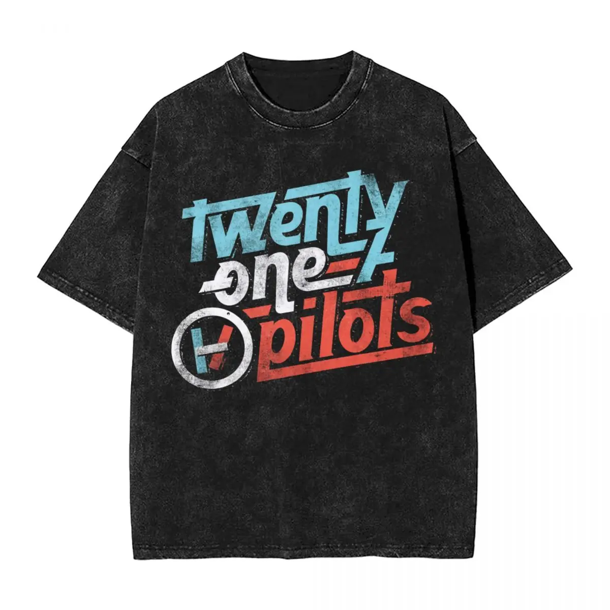 Футболка с принтом Twenty One Pilots для мужчин и женщин хлопковая горячего тиснения в