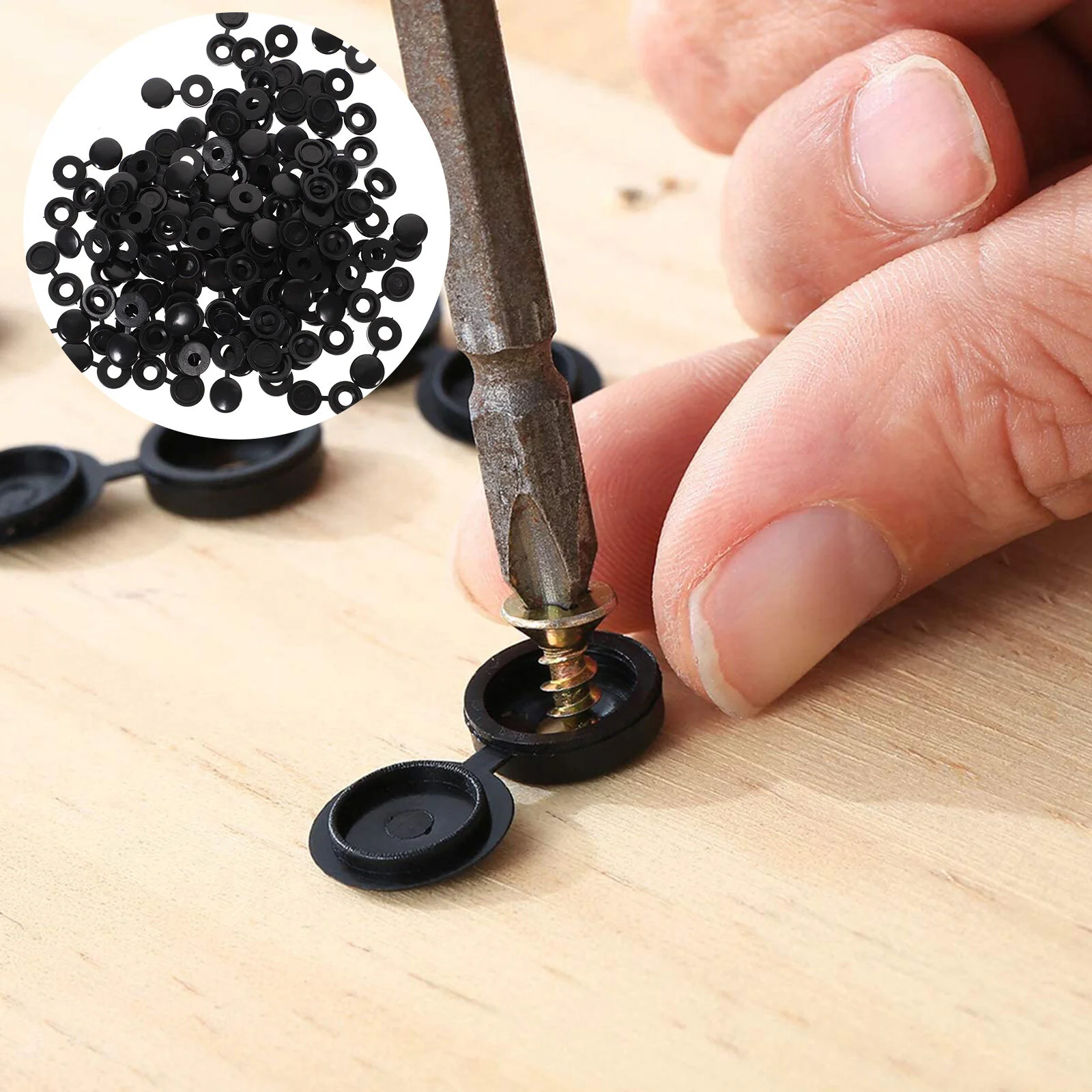 100 Pcs Blinds Screw Caps Shutters Black Trim Furniture Decoration Pp Cover Hinged Cabinet
100 Pcs Blinds Screw Caps Shutters Black Trim Furniture Decoration Pp Cover Hinged Cabinet