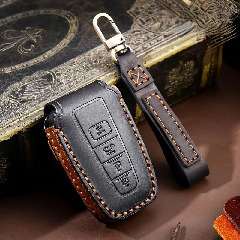 Be applicable to Toyota Key Set Protective Case Toyota Pure Handmade Car Key Bag genuine leather car accessories
Be applicable to Toyota Key Set Protective Case Toyota Pure Handmade Car Key Bag genuine leather car accessories