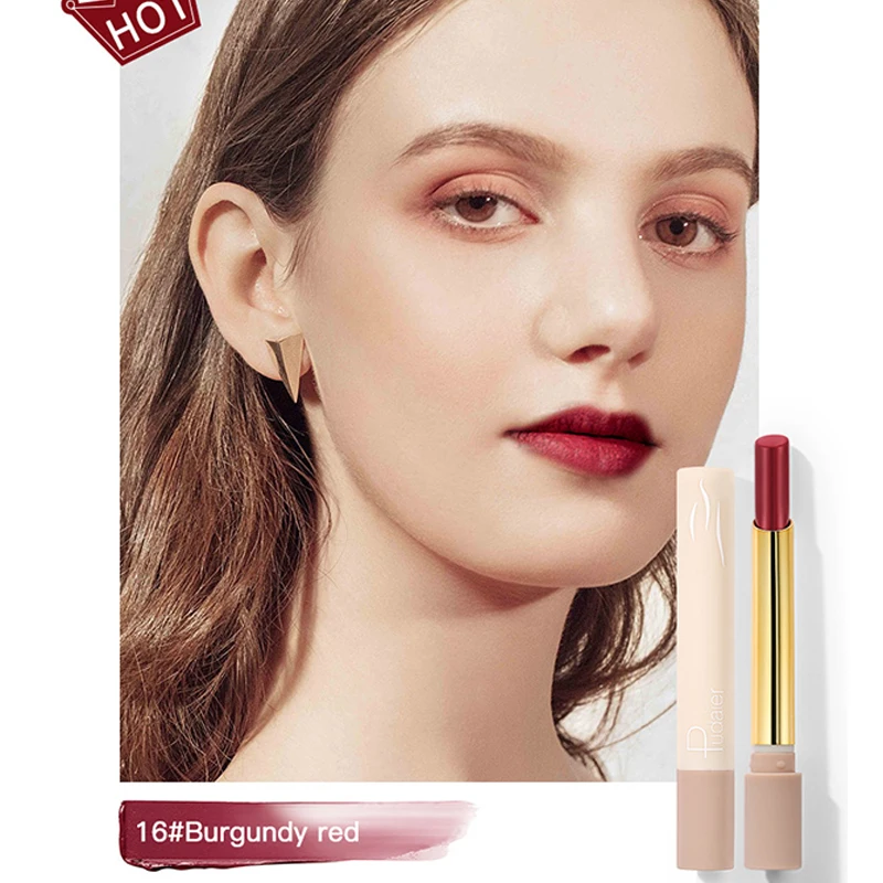 16-Color Lip Gloss Silk Soft Smoke Tube Lipstick Matte Soft Mist Portable Moisturizing Female Makeup Long Lasting Cosmetics Gift
16-Color Lip Gloss Silk Soft Smoke Tube Lipstick Matte Soft Mist Portable Moisturizing Female Makeup Long Lasting Cosmetics Gift