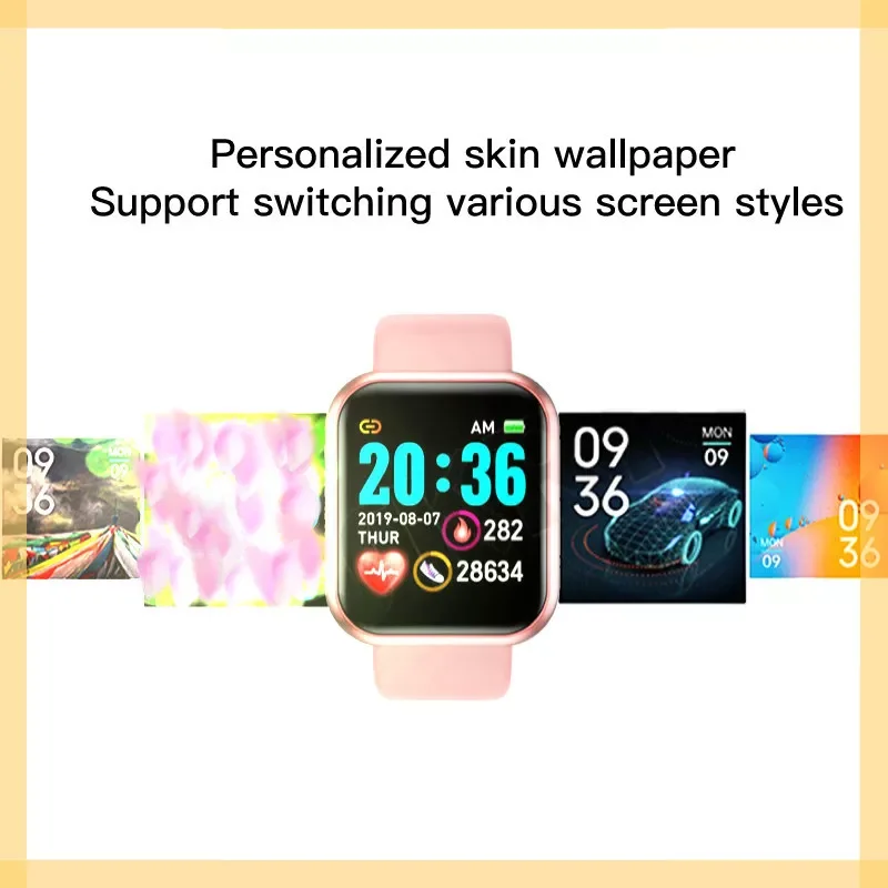 2022 Y68 Smart Watch Heart Monitor Fitness Tracker Waterproof Sport Smartwatch for Men Women's Watches D20 PK 116 Plus 
2022 Y68 Smart Watch Heart Monitor Fitness Tracker Waterproof Sport Smartwatch for Men Women's Watches D20 PK 116 Plus