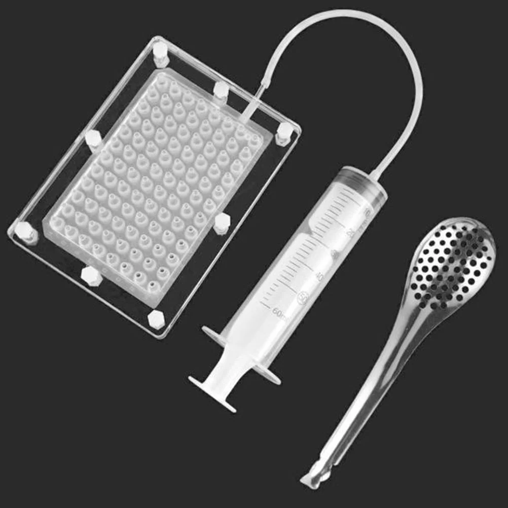 

Molecular Gastronomy Tool Hand Tools Caviar Dispenser Plastic Spherification Roe Sauce Food Kit Clear