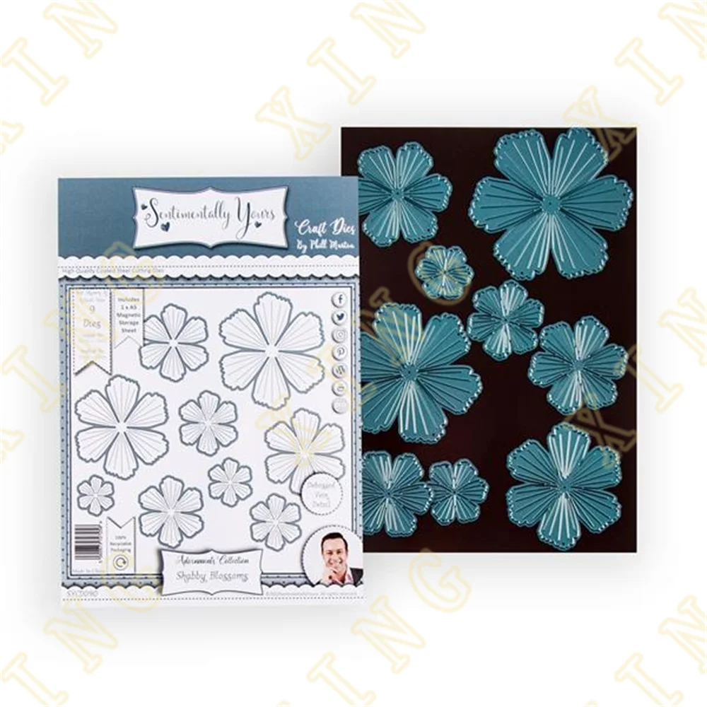 Shabby Blossoms Metal Craft Cutting Dies Diy Scrapbook Paper Diary Decoration Card Handmade Embossing New Product for 2022
Shabby Blossoms Metal Craft Cutting Dies Diy Scrapbook Paper Diary Decoration Card Handmade Embossing New Product for 2022