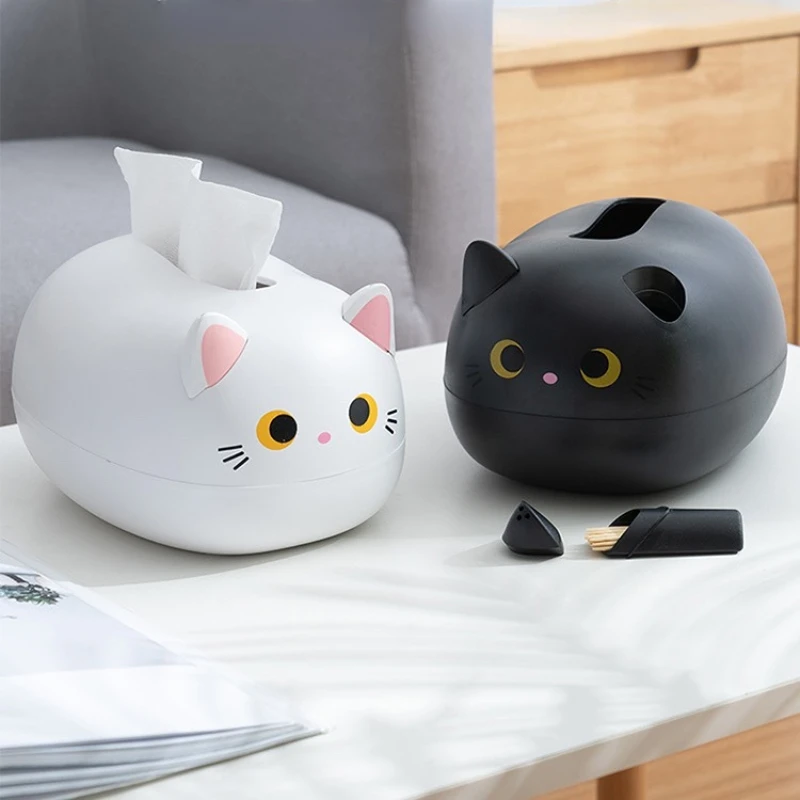Kawaii Cat Tissue Box Kitchen Napkin Storage Box Wc Paper Container Desktop Toilet Paper Holder Nordic Toothpick Organizer
Kawaii Cat Tissue Box Kitchen Napkin Storage Box Wc Paper Container Desktop Toilet Paper Holder Nordic Toothpick Organizer