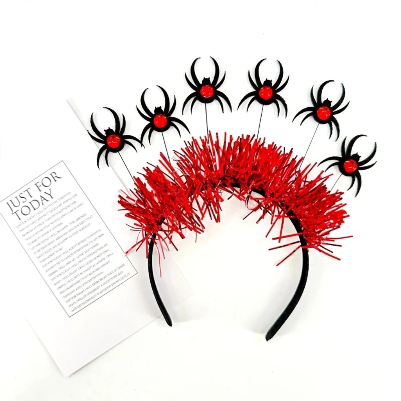 L5YA Carnivals Party Spooky Spiders Shape Headband Adult Halloween Hair Styling Decor
L5YA Carnivals Party Spooky Spiders Shape Headband Adult Halloween Hair Styling Decor