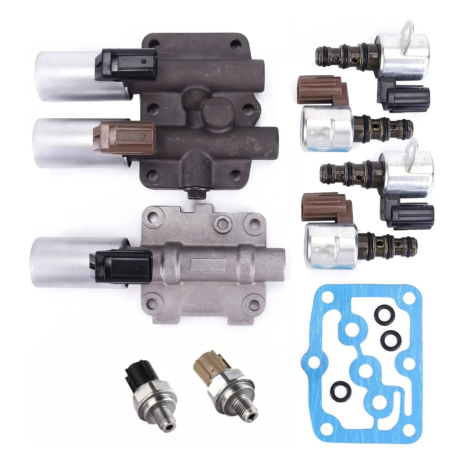 Transmission Solenoid Kit for Accord 28250-P6H-024 28250-P7W-003 28400-P6H-013 28500-P6H-013
Transmission Solenoid Kit for Accord 28250-P6H-024 28250-P7W-003 28400-P6H-013 28500-P6H-013