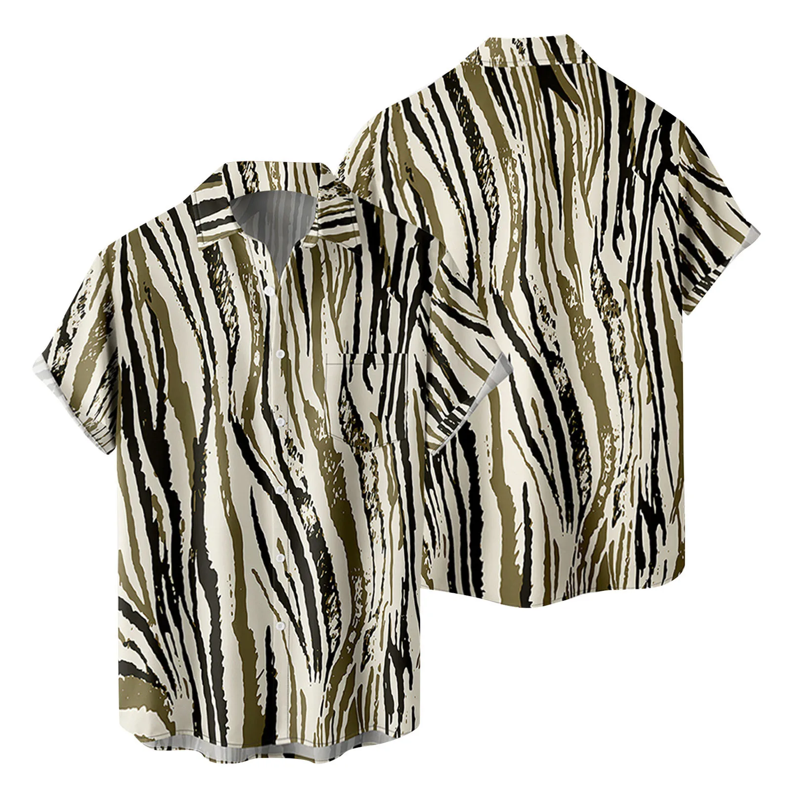 Mens Fashion And Leisure 3D Digital Printing Buckle Lapel Short Sleeve Shirt Top Long Blouse 
Mens Fashion And Leisure 3D Digital Printing Buckle Lapel Short Sleeve Shirt Top Long Blouse