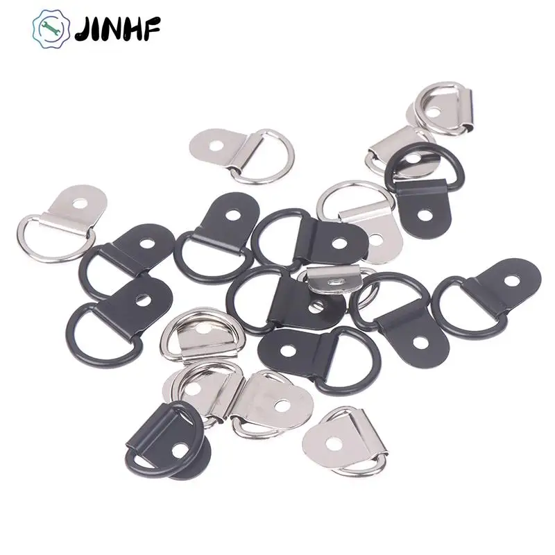 10pcs Black D Shape Pull Hook Tie Down Anchors Ring Iron Stainless Steel Cargo Tie Down Ring for Car Truck Trailers RV Boats
10pcs Black D Shape Pull Hook Tie Down Anchors Ring Iron Stainless Steel Cargo Tie Down Ring for Car Truck Trailers RV Boats