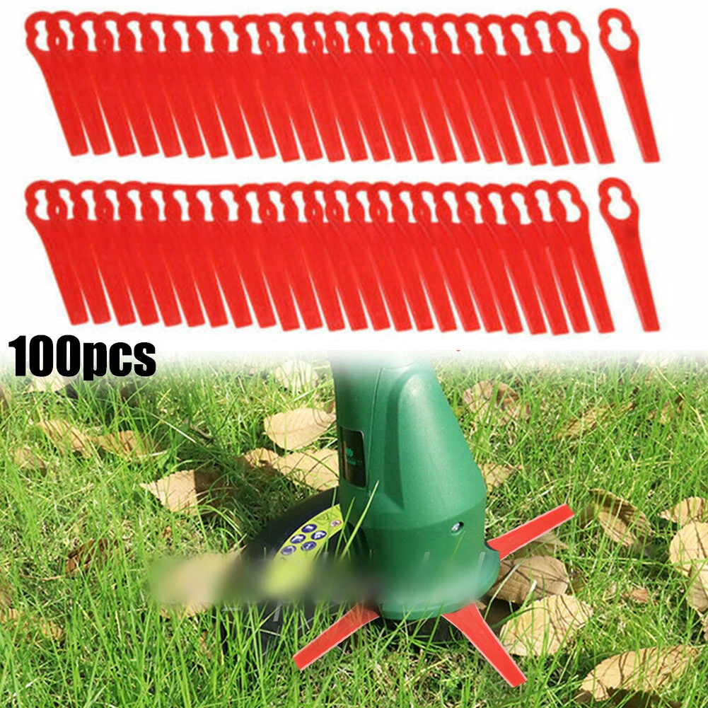 100Pcs Grass Trimmer Plastic Blades Replacement For Ozito Kuller Bosh Weed Lawn Mower Trim Fast Durable Blades Spare Parts
100Pcs Grass Trimmer Plastic Blades Replacement For Ozito Kuller Bosh Weed Lawn Mower Trim Fast Durable Blades Spare Parts