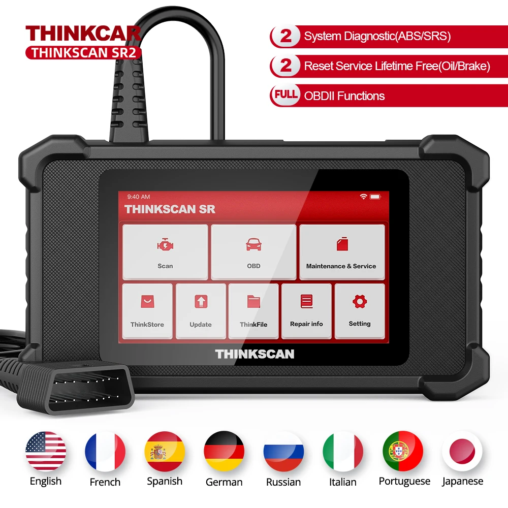 THINKCAR Thinkscan SR2 Automend Pro OBD2 Car Scanner Diagnostic Tool obd2 Auto Craftsman Fault Code ReaderABS/SRS System Tester
THINKCAR Thinkscan SR2 Automend Pro OBD2 Car Scanner Diagnostic Tool obd2 Auto Craftsman Fault Code ReaderABS/SRS System Tester