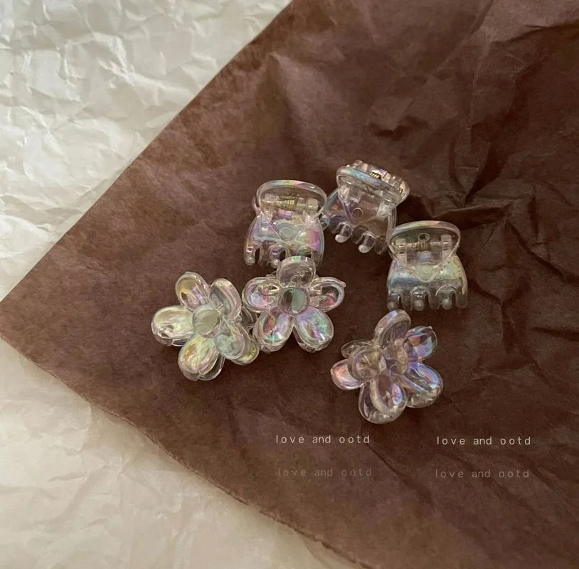 Korea INS Mermaid Ji transparent white mini trumpet shape flower small clip shape hairpin hair accessories headwear female
Korea INS Mermaid Ji transparent white mini trumpet shape flower small clip shape hairpin hair accessories headwear female