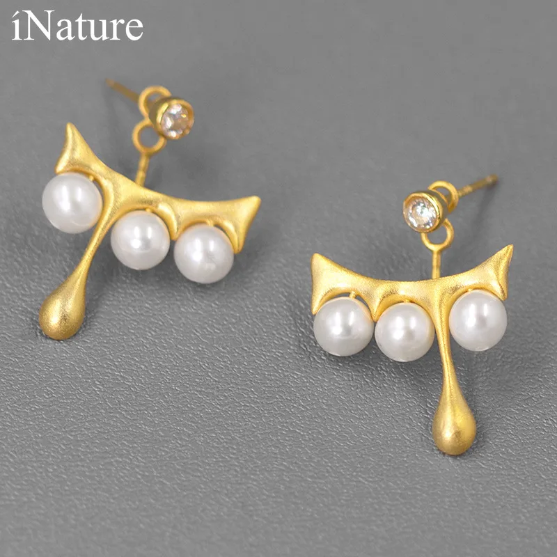 INATURE 925 Sterling Silver Tears Like Pearl Stud Earrings For Women Fashion Jewelry Gift
INATURE 925 Sterling Silver Tears Like Pearl Stud Earrings For Women Fashion Jewelry Gift