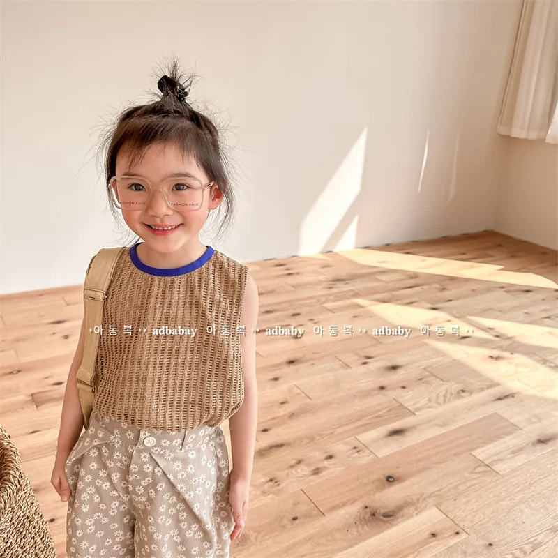 2023 Children Clothes Summer New Korean Version Fashion Kids Baby Girls Casual O-neck Tops Toddler Solid Sleeveless Cotton Shirt
2023 Children Clothes Summer New Korean Version Fashion Kids Baby Girls Casual O-neck Tops Toddler Solid Sleeveless Cotton Shirt