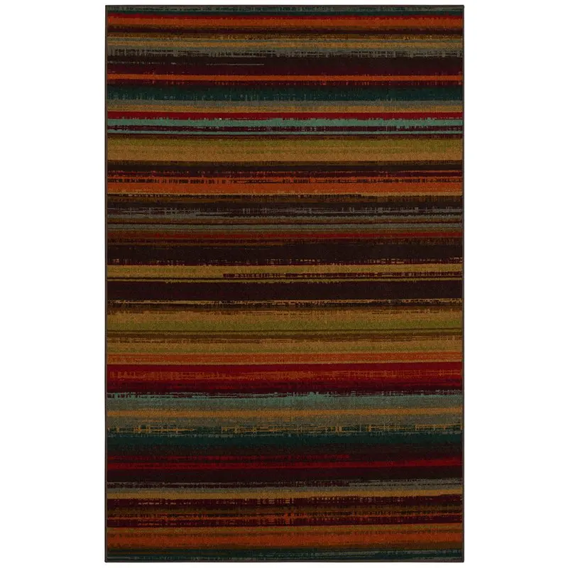 Vibrantly Stylish Soft and Durable Multi-Colored Stripe 5'x8' Area Rug - Perfect Home Decor for Any Room, Comfort Everywhere.
Vibrantly Stylish Soft and Durable Multi-Colored Stripe 5'x8' Area Rug - Perfect Home Decor for Any Room, Comfort Everywhere.