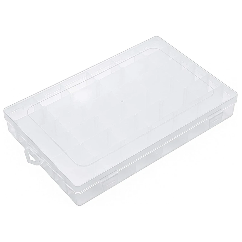 Earring Box Storage Box Jewelry Storage Box Transparent Plastic 36 Compartments With Lid And Adjustable Partition(1Pcs)
Earring Box Storage Box Jewelry Storage Box Transparent Plastic 36 Compartments With Lid And Adjustable Partition(1Pcs)