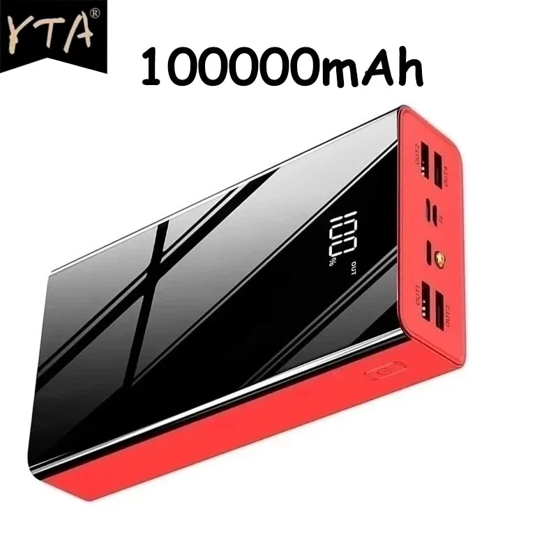100000mAh Power Bank with High Capacity Outdoor Travel Portable Fast Charging 100000mAh Poverbank for Xiaomi IPhone 11 12 13 Pro
100000mAh Power Bank with High Capacity Outdoor Travel Portable Fast Charging 100000mAh Poverbank for Xiaomi IPhone 11 12 13 Pro