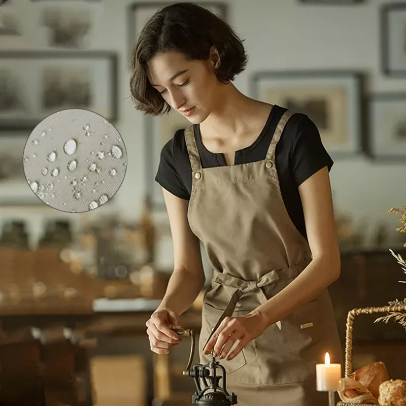 Apron household kitchen waterproof and oil-proof roasting barista cute Japanese female fashion custom work clothes male
Apron household kitchen waterproof and oil-proof roasting barista cute Japanese female fashion custom work clothes male