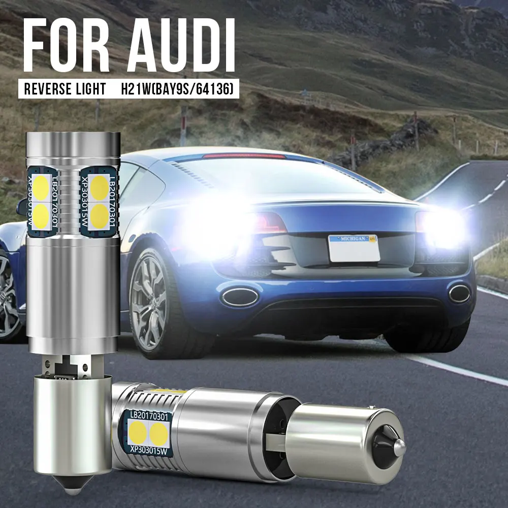 2pcs H21W BAY9S 64136 LED Backup Light Reverse Lamp Blub Canbus Error Free For Audi R8 2007-2015
2pcs H21W BAY9S 64136 LED Backup Light Reverse Lamp Blub Canbus Error Free For Audi R8 2007-2015