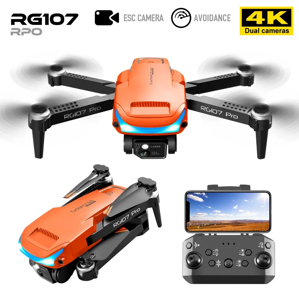 Квадрокоптер RG107 4k HD Wi-Fi fpv дистанционное управление | Игрушки и хобби
