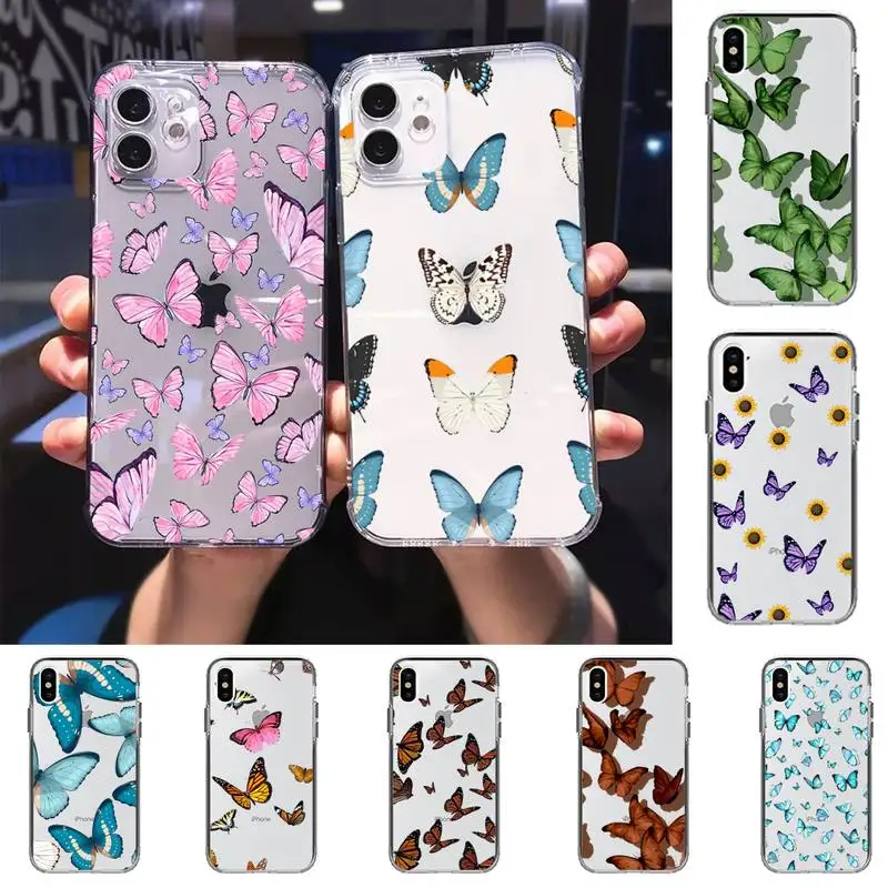 MaiYaCa Aesthetic Butterfly Phone Case For iPhone 11 12 13 14 Mini Pro Max XR X XS TPU Clear Case For 8 7 6 Plus SE 2020
MaiYaCa Aesthetic Butterfly Phone Case For iPhone 11 12 13 14 Mini Pro Max XR X XS TPU Clear Case For 8 7 6 Plus SE 2020