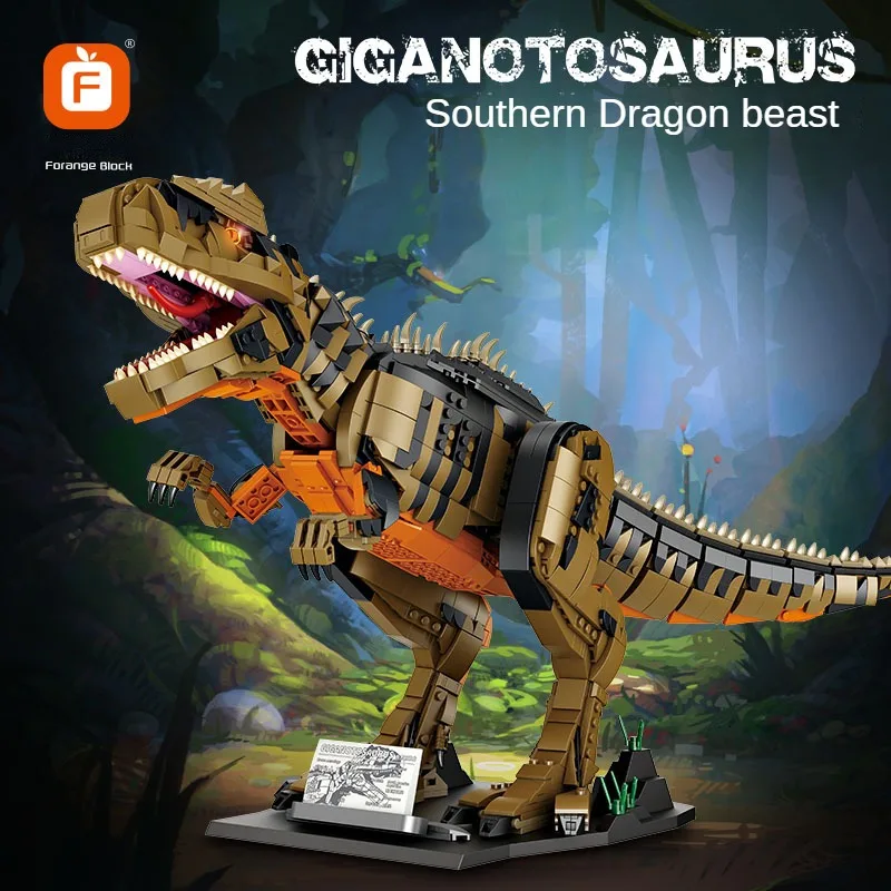 FC6209 2250pcs Building Block Large Jurassic Park Dinosaur Legos Toys T-rex Tyrannosaurs Rex Building Blocks Toys for Kids
FC6209 2250pcs Building Block Large Jurassic Park Dinosaur Legos Toys T-rex Tyrannosaurs Rex Building Blocks Toys for Kids