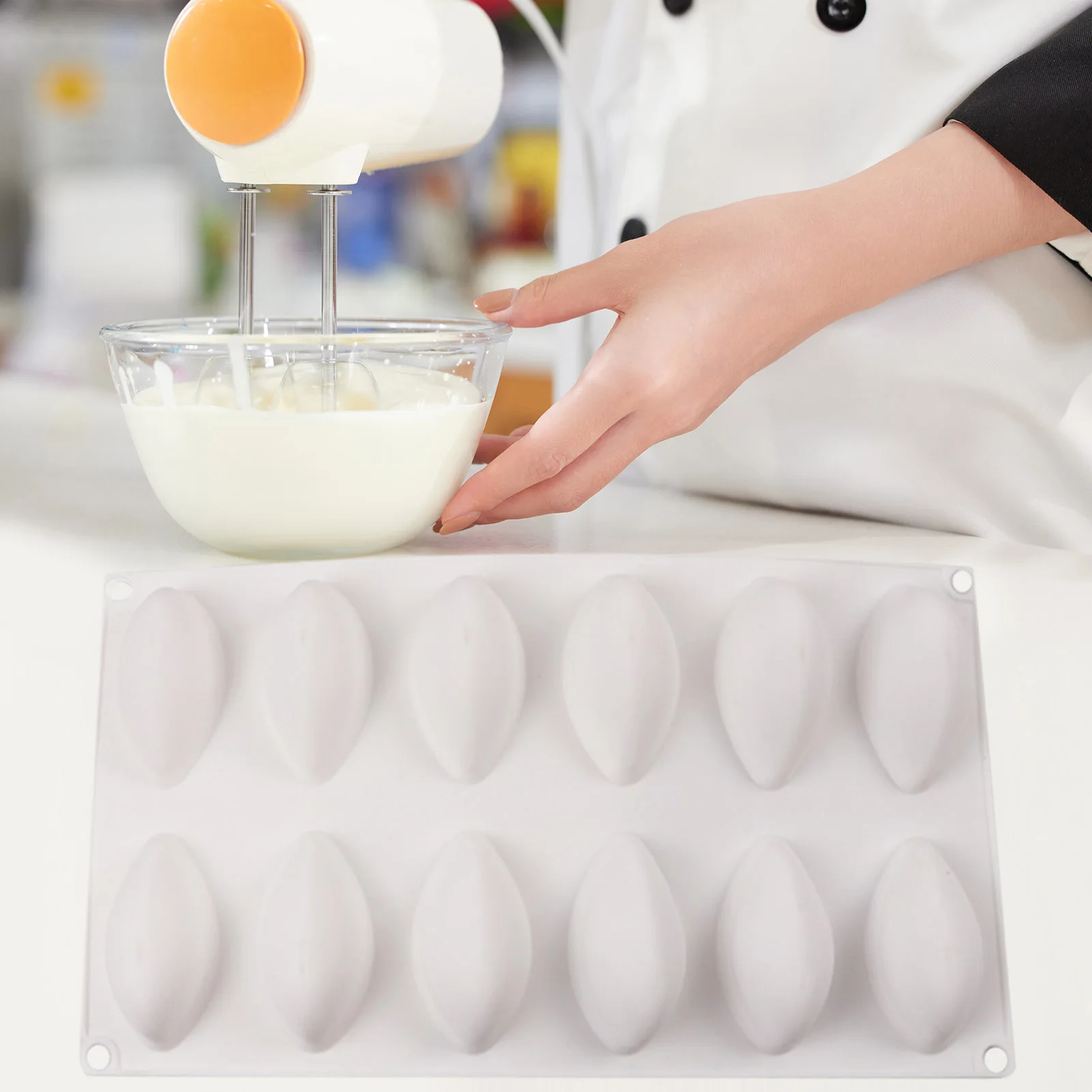 Silicone Cake Mold Reusable Mango Shape Fondant Mold DIY Cheese Mousse Cake Pudding Chocolate Mould Baking Tools Kitchen Supply
Silicone Cake Mold Reusable Mango Shape Fondant Mold DIY Cheese Mousse Cake Pudding Chocolate Mould Baking Tools Kitchen Supply