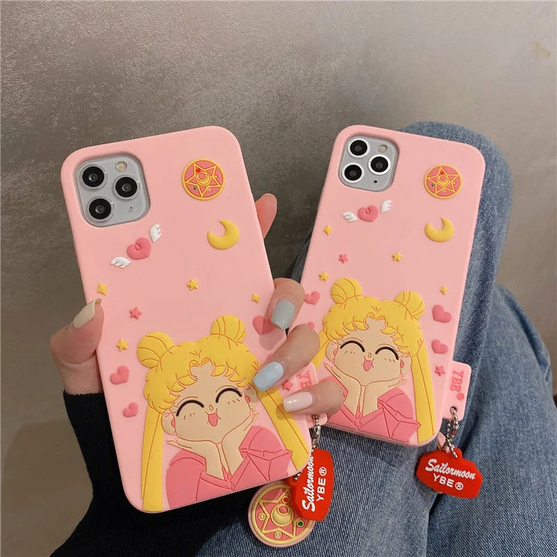 Sailor Moon 3D Three-dimensional Cute Cartoon Phone Cases For iPhone 11 Pro Max XR XS MAX 8 X 7 2022 Silicone Girl Cover Gift
Sailor Moon 3D Three-dimensional Cute Cartoon Phone Cases For iPhone 11 Pro Max XR XS MAX 8 X 7 2022 Silicone Girl Cover Gift