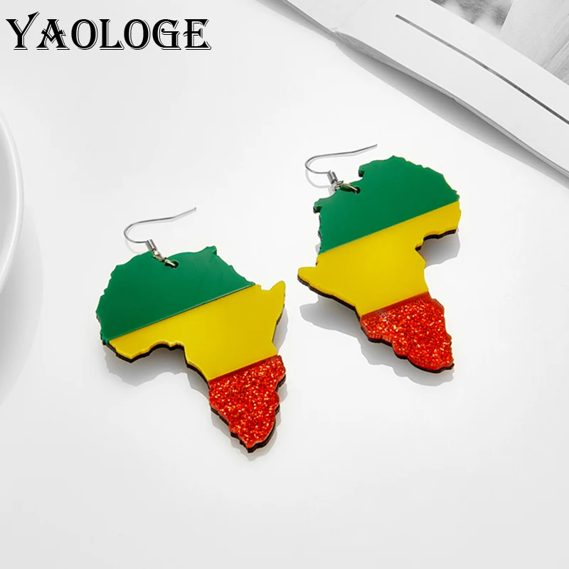 YAOLOGE Creative Cartoon Africa Map Drop Earrings For Women Fashion Girls Ear Acrylic Jewelry Party Casual Gifts Pendientes
YAOLOGE Creative Cartoon Africa Map Drop Earrings For Women Fashion Girls Ear Acrylic Jewelry Party Casual Gifts Pendientes