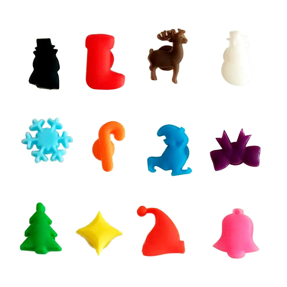 Christmas Charms Marker Drink Markers Holiday Cup Tags Tag Silicone Suction Favor Diy Decor Charm Cocktail Cups Recognizer
Christmas Charms Marker Drink Markers Holiday Cup Tags Tag Silicone Suction Favor Diy Decor Charm Cocktail Cups Recognizer