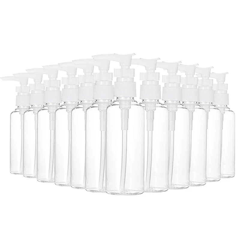 36 Pack 3.4Oz/100Ml Transparent Travel Bottles Pump Bottle Lotion Dispenser Bottle For Water, Massage Oil, Shampoo
36 Pack 3.4Oz/100Ml Transparent Travel Bottles Pump Bottle Lotion Dispenser Bottle For Water, Massage Oil, Shampoo