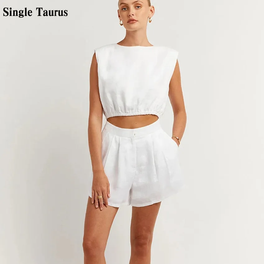 Комплект из 2 предметов, короткий топ и шорты, летний женский льняной Повседневный Спортивный костюм, короткие брюки, спортивный костюм, жен...
Комплект из 2 предметов, короткий топ и шорты, летний женский льняной Повседневный Спортивный костюм, короткие брюки, спортивный костюм, жен...