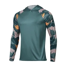 Fishing Hoodie Abugarcia Men Clothes Summer Breathable Long Sleeve Fishing Jersey Sun Protection Camouflage Fishing Shirts