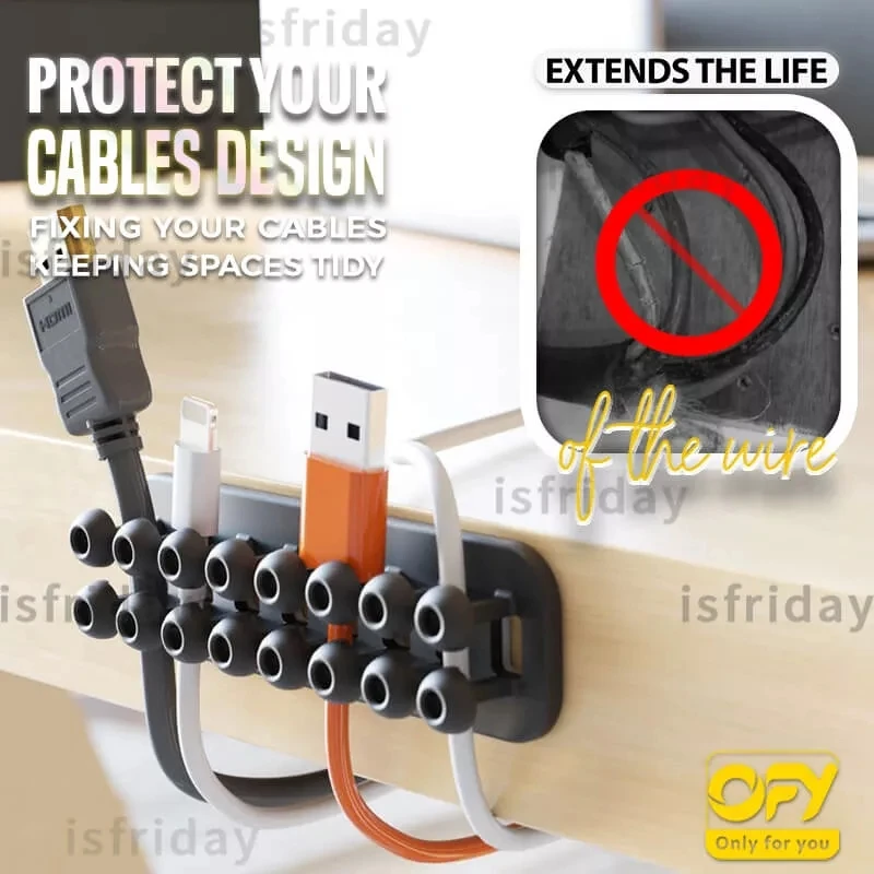 OFY® Self-Adhesive Smart Cable Organizer Dropshipping Mount Clips Table Organizer Drop Wire Holder Cord Management Ties Fixer
OFY® Self-Adhesive Smart Cable Organizer Dropshipping Mount Clips Table Organizer Drop Wire Holder Cord Management Ties Fixer