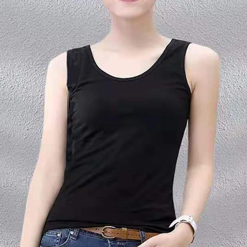 Knit White Women Vest Tank Top Female Sexy Casual Fitness Basic Slim Tee Shirt Soft Undershirt for Female Slim Bustier top
Knit White Women Vest Tank Top Female Sexy Casual Fitness Basic Slim Tee Shirt Soft Undershirt for Female Slim Bustier top
