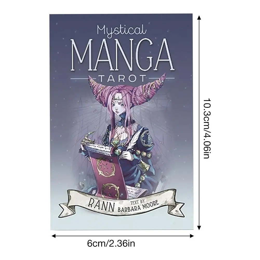 78PCS Mystical Manga Tarot Cards Durable Fashionable Tarot Games Cards for Tarot Enthusiast Manga Fa
78PCS Mystical Manga Tarot Cards Durable Fashionable Tarot Games Cards for Tarot Enthusiast Manga Fa