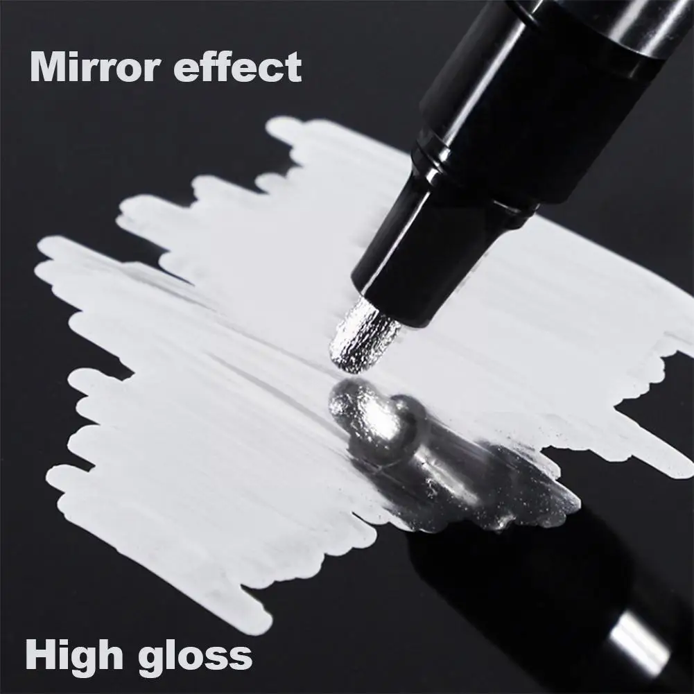 Mirror Marker Silver Marker Liquid Pen Art Liquid Mirror Paint Accessories Pen Metallic Craftwork Diy Mirror Finish D8v1
Mirror Marker Silver Marker Liquid Pen Art Liquid Mirror Paint Accessories Pen Metallic Craftwork Diy Mirror Finish D8v1