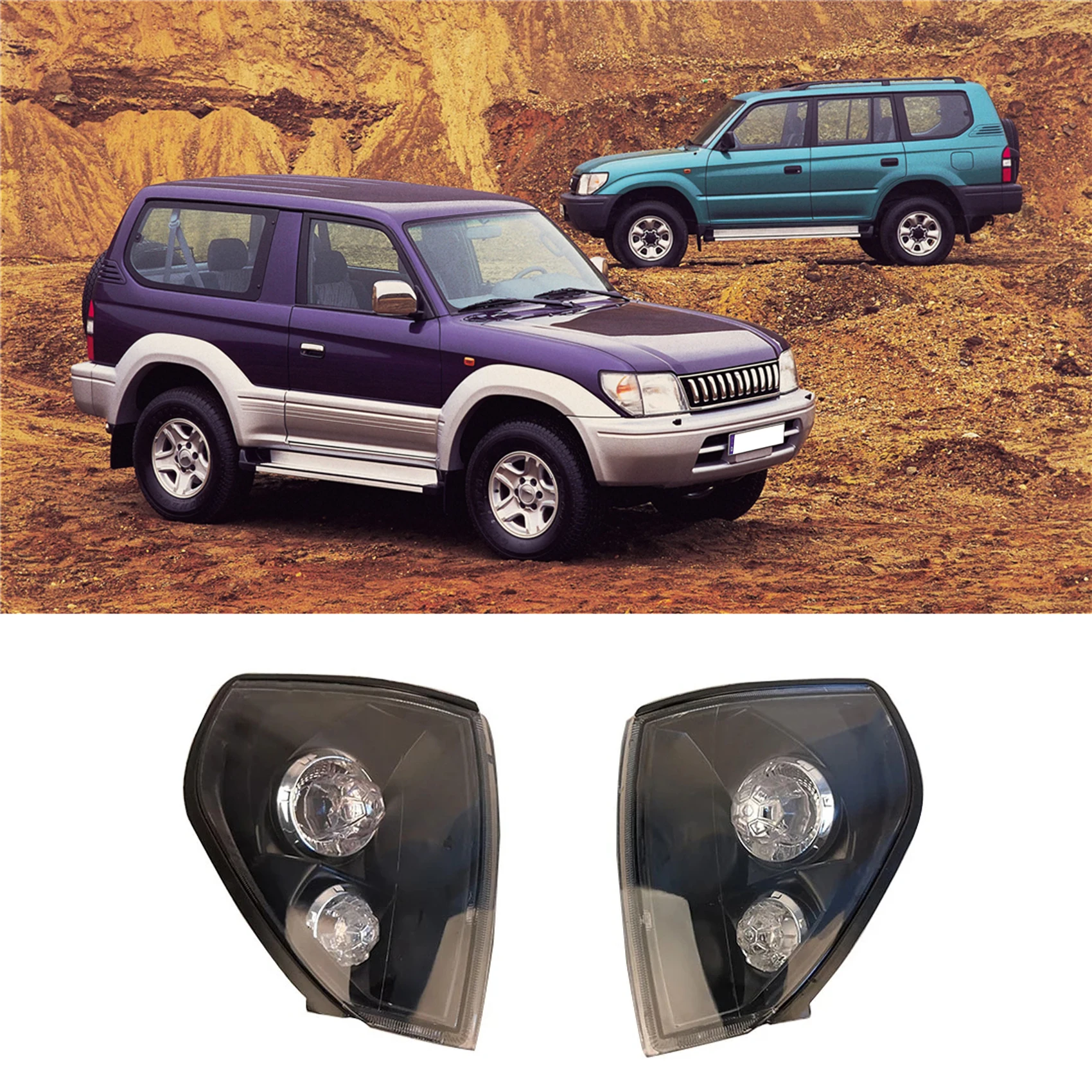 Car Corner Lamp Turn Signal Light Shell For Toyota LAND CRUISER PRADO LC90 FJ90 RZJ90 VZJ95 KZJ95 1998-2002
Car Corner Lamp Turn Signal Light Shell For Toyota LAND CRUISER PRADO LC90 FJ90 RZJ90 VZJ95 KZJ95 1998-2002