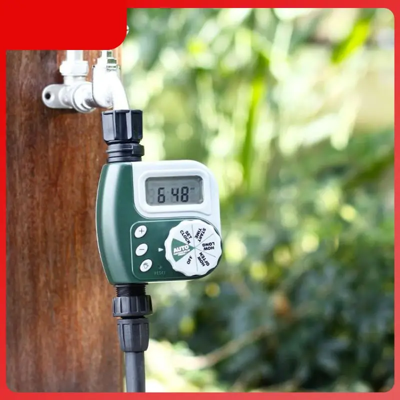 

Aubess Automatic Watering Timer Garden Irrigation Filter Connection Programmable Schedule Clock Garden Watering Smart Controller