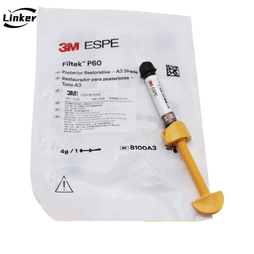 Dental Filling Materials 3M ESPE Filtek P60 Posterior Dental Composite Light Cure Resin Syringe A3 Shade Dental Supply
Dental Filling Materials 3M ESPE Filtek P60 Posterior Dental Composite Light Cure Resin Syringe A3 Shade Dental Supply