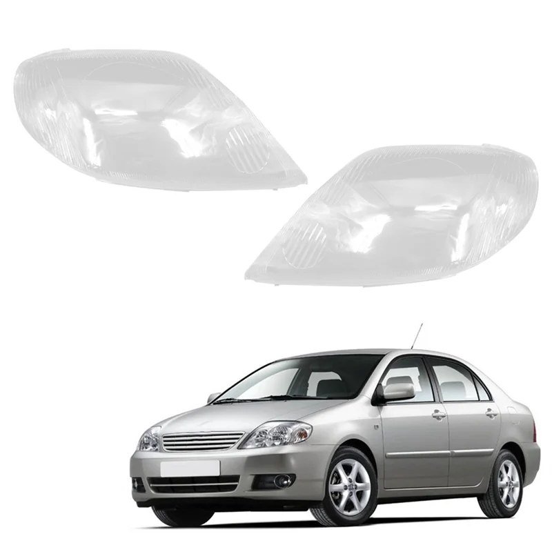 

Чехол для правой передней фары автомобиля, затенение лампы, прозрачная крышка для объектива, крышка для передней фары для Toyota Corolla 2001 2002 2003