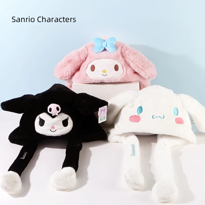 Sanrios Anime My Melody Kuromi Warm Cap Kawaii Cinnamoroll Movable Ear Hat Cartoon Plush Women Cute Winter Scarf Gift for Kids
Sanrios Anime My Melody Kuromi Warm Cap Kawaii Cinnamoroll Movable Ear Hat Cartoon Plush Women Cute Winter Scarf Gift for Kids